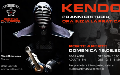 Lezione gratuita di Kendo al Dojo Budo Kai Punto Zero!